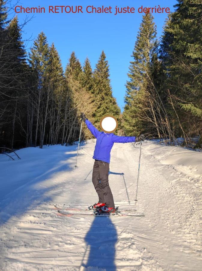 Le Chalet De Nabor Les Gets Bagian luar foto