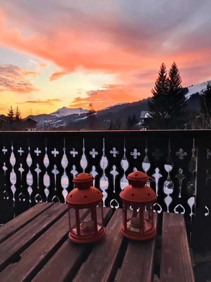 Le Chalet De Nabor Les Gets Bagian luar foto