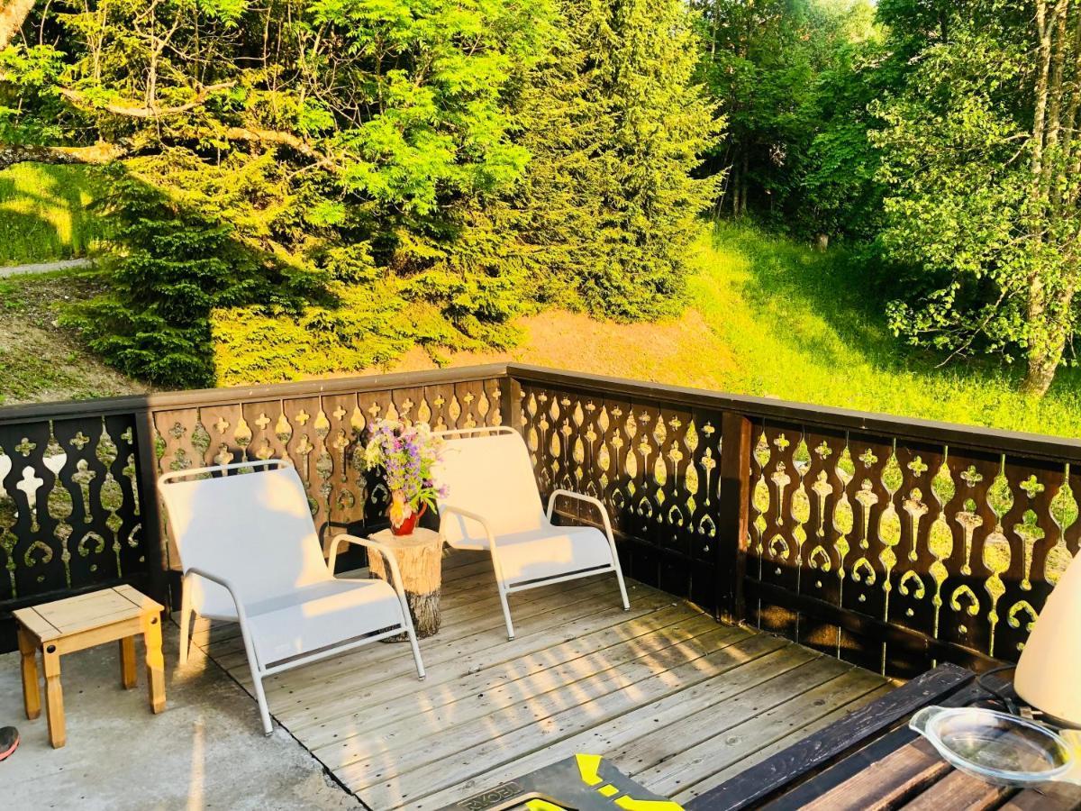 Le Chalet De Nabor Les Gets Bagian luar foto