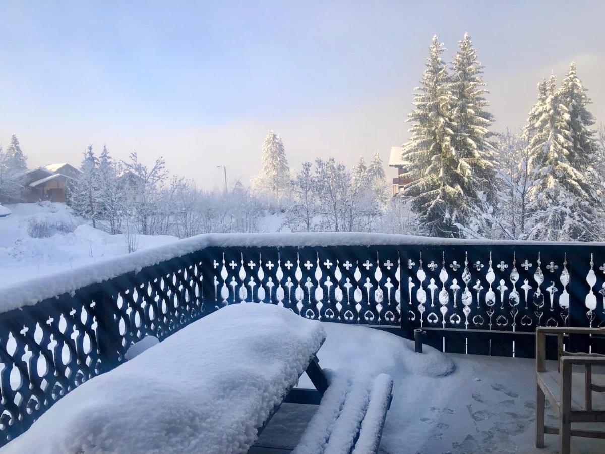 Le Chalet De Nabor Les Gets Bagian luar foto